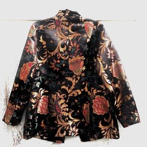 Soft Surroundings embroidered evening jacket